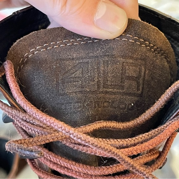 Ariat Heritage Lacer II Leather Western
Roper Brown Lace Up Kiltie Boots 7.5 B - Picture 6 of 15